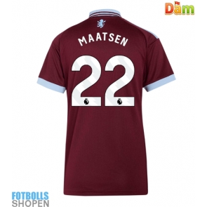 Billiga Aston Villa Ian Maatsen #22 Hemmatröja Dam 2026-27 Kortärmad